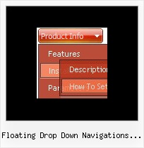 Floating Drop Down Navigations Codes Javascript Horizontal Slide Bar