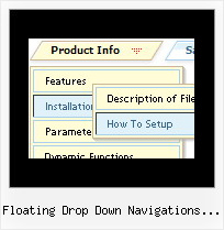 Floating Drop Down Navigations Codes Navigation Menus Javascript