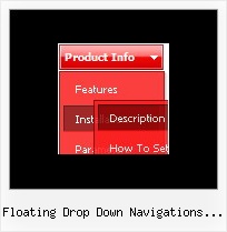 Floating Drop Down Navigations Codes Dhtml Samples Download