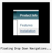 Floating Drop Down Navigations Codes Create Menu Html Sample Code