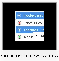 Floating Drop Down Navigations Codes Menu Over Frames