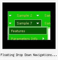 Floating Drop Down Navigations Codes Creating Css Navigation Bars