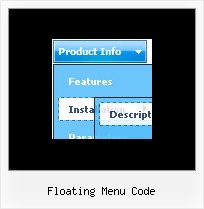 Floating Menu Code Navbar