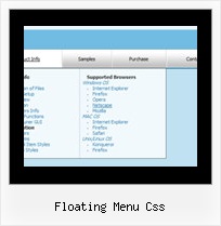 Floating Menu Css Dynamic Menu Java Script Tutorial