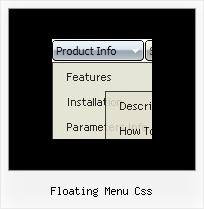 Floating Menu Css Transparency Dhtml