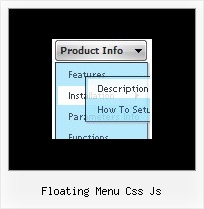 Floating Menu Css Js On Mouseover Menu Bars Vertical Orientation