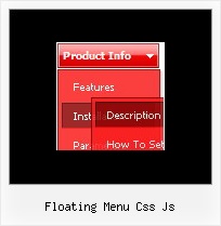 Floating Menu Css Js Vertical Pull Down Menu