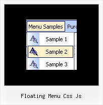 Floating Menu Css Js Javascript Side Xp Style Menus