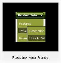 Floating Menu Frames Tab Menu Bar Navigation