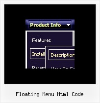 Floating Menu Html Code Vertical Horizontal Menu Bar Dhtml