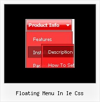 Floating Menu In Ie Css Popup Menus In Html