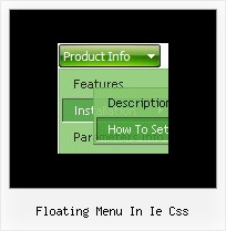 Floating Menu In Ie Css How To Create A Menu In Javascript