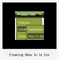Floating Menu In Ie Css Javascript Horizontal Menus
