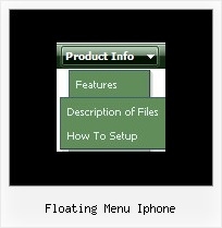 Floating Menu Iphone Menu Java