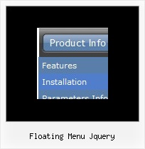 Floating Menu Jquery Javascript Onmouseover Dropdown Menu