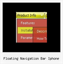Floating Navigation Bar Iphone Transparency Dhtml