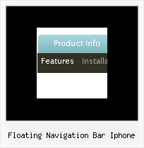 Floating Navigation Bar Iphone Html Explorer Menu Style