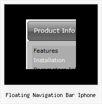 Floating Navigation Bar Iphone Javascript Popmenu