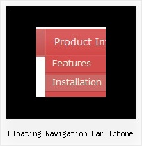 Floating Navigation Bar Iphone Vertical Slide