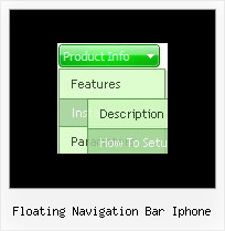 Floating Navigation Bar Iphone Vertical Navigation Script