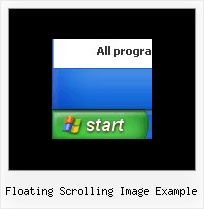 Floating Scrolling Image Example Hover Menu Example Code
