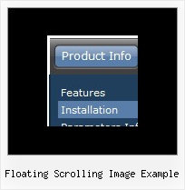 Floating Scrolling Image Example Pulldown Menue Html