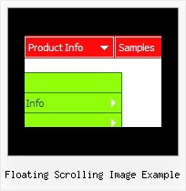 Floating Scrolling Image Example Web Right Click Popup Menu