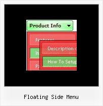 Floating Side Menu Java Menubar Example