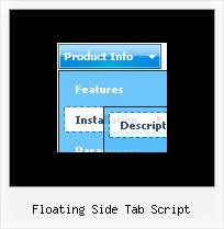 Floating Side Tab Script Tutorial On Drop Menus