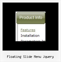 Floating Slide Menu Jquery Java Pull Down Menu