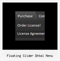 Floating Slider Dhtml Menu Pulldown Menus In Javascript