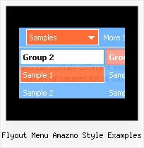 Flyout Menu Amazno Style Examples Over Drop Down Menu