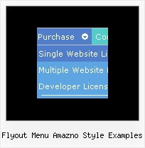 Flyout Menu Amazno Style Examples Javascript Popup Menu Samples