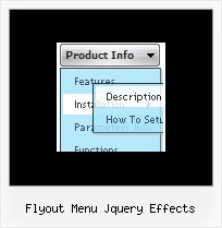 Flyout Menu Jquery Effects Example Of Hierarchical Menu Tree