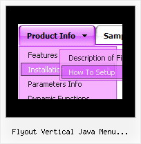 Flyout Vertical Java Menu Templates Dynamic Menus Html