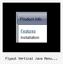 Flyout Vertical Java Menu Templates Html Forms Drop Down Menu