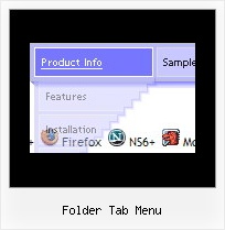 Folder Tab Menu Navigation Dhtml Download Topmenu
