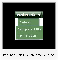 Free Css Menu Deroulant Vertical Dynamic Menus Jscript