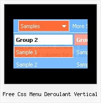 Free Css Menu Deroulant Vertical Navigation Bar With Images