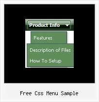 Free Css Menu Sample Top Navigation Javascript