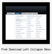 Free Download Left Collapse Menu Navigation Menu Dhtml Horizontal