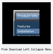Free Download Left Collapse Menu Javascript Disable