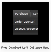 Free Download Left Collapse Menu Vertical Menu
