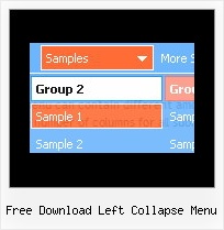 Free Download Left Collapse Menu Javascript Dynamic List Menu