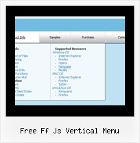 Free Ff Js Vertical Menu Javascript Category Menu