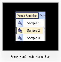 Free Html Web Menu Bar How To Code Drop Down Menus