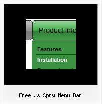 Free Js Spry Menu Bar Web Menu Expanding