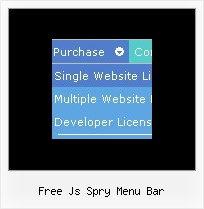 Free Js Spry Menu Bar Css Drop Down Examples