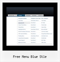 Free Menu Blue Stle Expandable Menu Tree