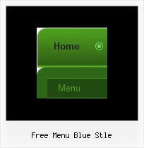 Free Menu Blue Stle Drop Down Navigation Menu